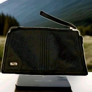 Philippe Purse 1970's Vintage Genuine Shimmering Leather Slim Clutch Handbag